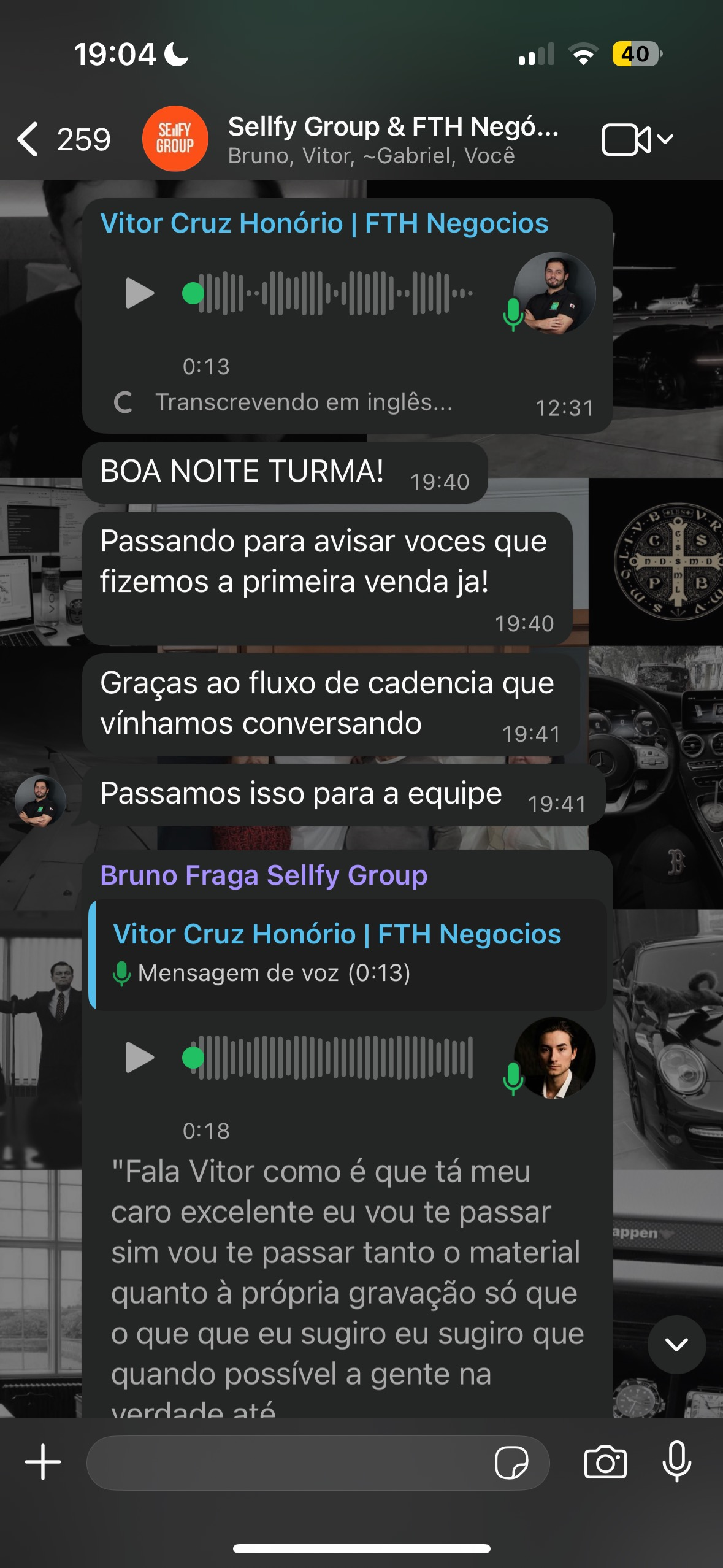 Depoimento de cliente Sellfy